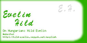 evelin hild business card